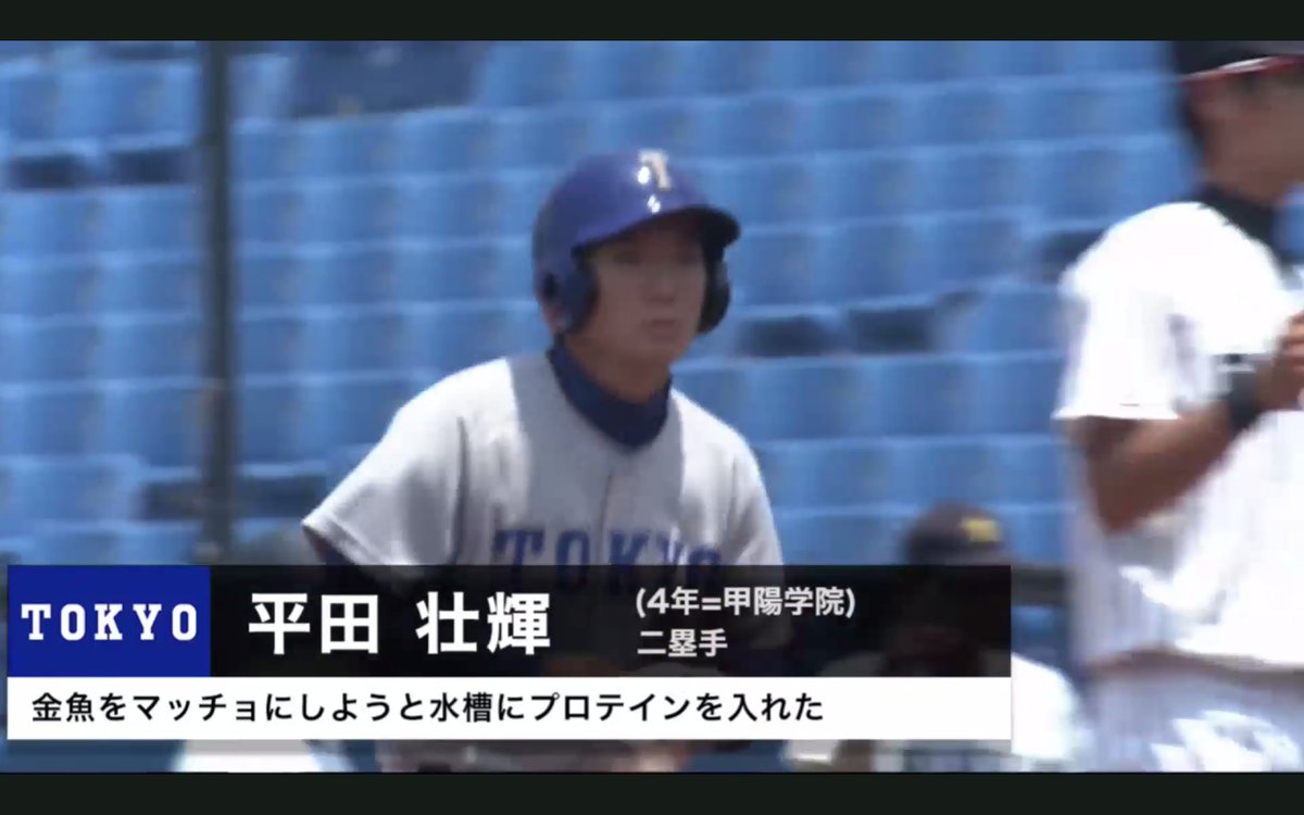 六大学野球の東大 平田さんのプロフィールの一言が爆笑すぎる Buzz Media